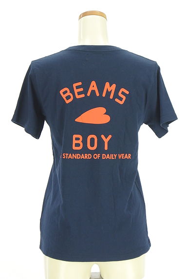 BEAMS Women's（ビームス　ウーマン）の古着「BEAMS BOY ブランドロゴ半袖Tシャツ（Ｔシャツ）」大画像２へ