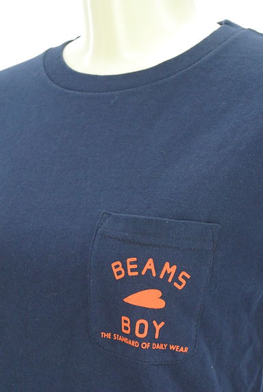BEAMS Women's（ビームス　ウーマン）の古着「BEAMS BOY ブランドロゴ半袖Tシャツ（Ｔシャツ）」大画像４へ