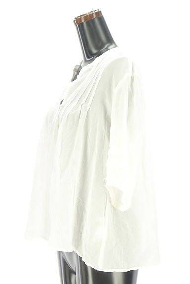 LUI CHANTANT（ルイシャンタン）の古着「6分袖キーネックシアーカットソー（カットソー・プルオーバー）」大画像３へ