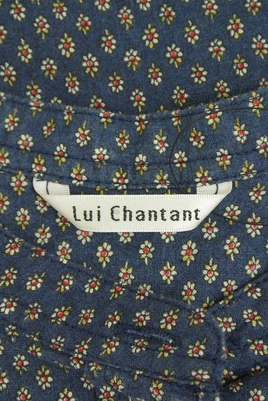 LUI CHANTANT（ルイシャンタン）の古着「小花柄半袖バンドカラーシャツ（ブラウス）」大画像６へ