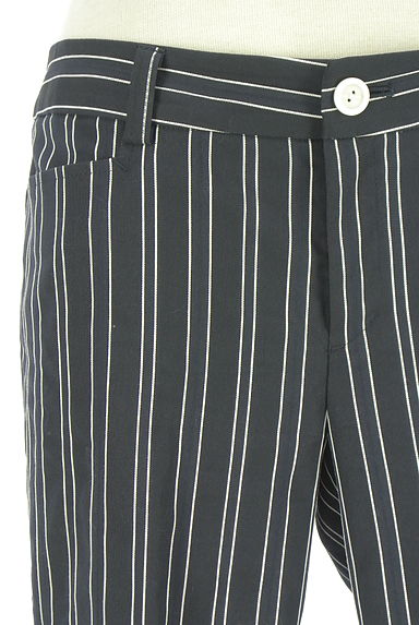 LUI CHANTANT（ルイシャンタン）の古着「ストライプクロップドパンツ（パンツ）」大画像４へ