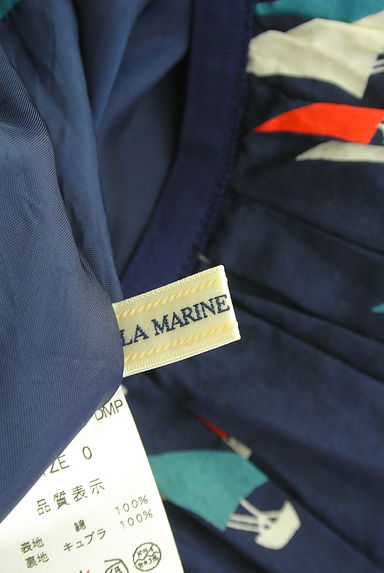 LA MARINE FRANCAISE（マリンフランセーズ）の古着「ヨット柄膝丈スカート（スカート）」大画像６へ