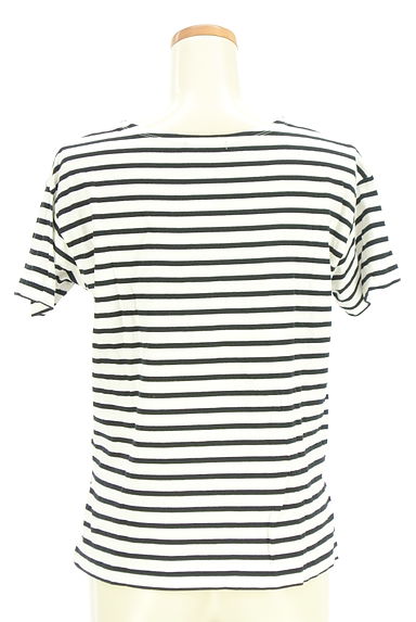 JOURNAL STANDARD（ジャーナルスタンダード）の古着「モノトーンボーダーTシャツ（カットソー・プルオーバー）」大画像２へ