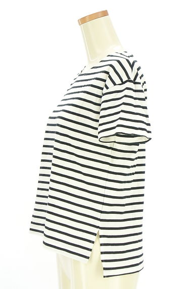 JOURNAL STANDARD（ジャーナルスタンダード）の古着「モノトーンボーダーTシャツ（カットソー・プルオーバー）」大画像３へ