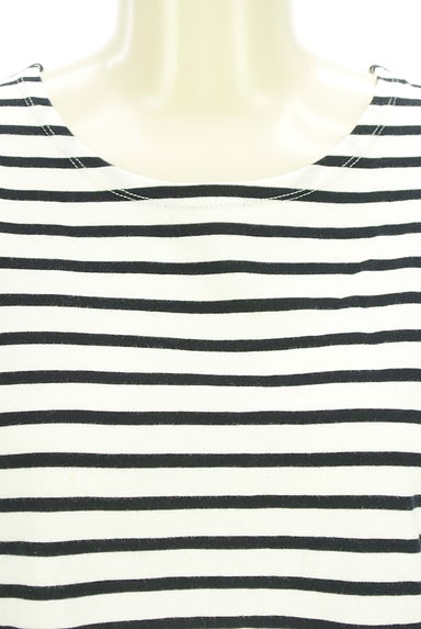 JOURNAL STANDARD（ジャーナルスタンダード）の古着「モノトーンボーダーTシャツ（カットソー・プルオーバー）」大画像４へ