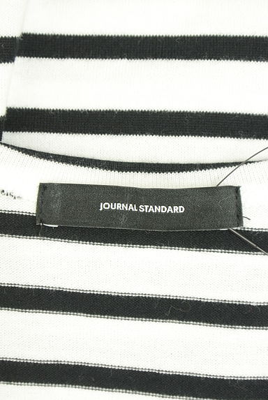 JOURNAL STANDARD（ジャーナルスタンダード）の古着「モノトーンボーダーTシャツ（カットソー・プルオーバー）」大画像６へ