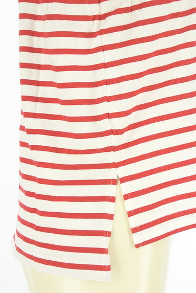 JOURNAL STANDARD（ジャーナルスタンダード）の古着「赤ボーダー柄半袖カットソー（カットソー・プルオーバー）」大画像５へ