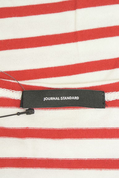 JOURNAL STANDARD（ジャーナルスタンダード）の古着「赤ボーダー柄半袖カットソー（カットソー・プルオーバー）」大画像６へ
