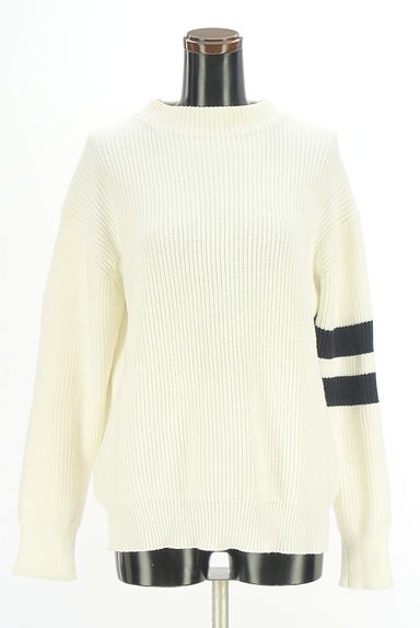 JOURNAL STANDARD relume（ジャーナルスタンダード レリューム）の古着「ラインニットプルオーバー（ニット）」大画像１へ