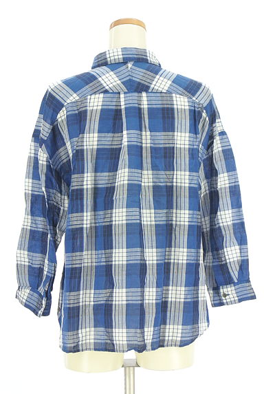 NOLLEY'S sophi（ノーリーズソフィ）の古着「2WAYチェック柄シャツ（カジュアルシャツ）」大画像２へ