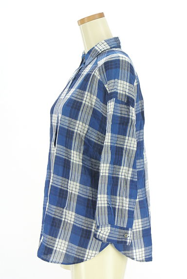 NOLLEY'S sophi（ノーリーズソフィ）の古着「2WAYチェック柄シャツ（カジュアルシャツ）」大画像３へ
