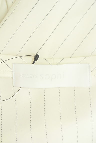 NOLLEY'S sophi（ノーリーズソフィ）の古着「Vネックストライププルオーバー（カットソー・プルオーバー）」大画像６へ