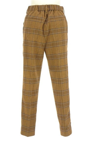 Adam et Rope（アダムエロペ）の古着「チェックテーパードパンツ（パンツ）」大画像２へ