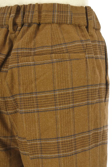Adam et Rope（アダムエロペ）の古着「チェックテーパードパンツ（パンツ）」大画像５へ