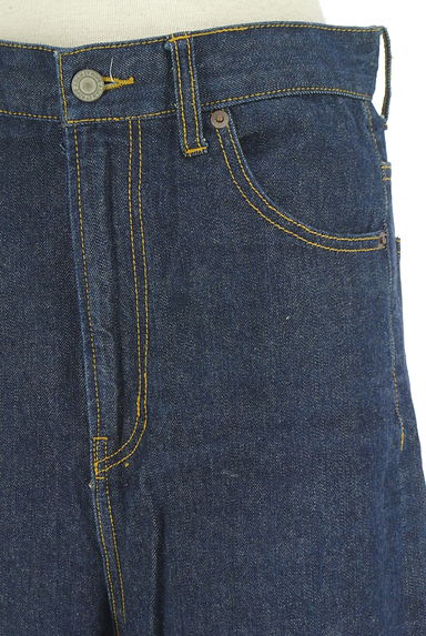 Adam et Rope（アダムエロペ）の古着「ハイウエストワイドデニムパンツ（デニムパンツ）」大画像４へ