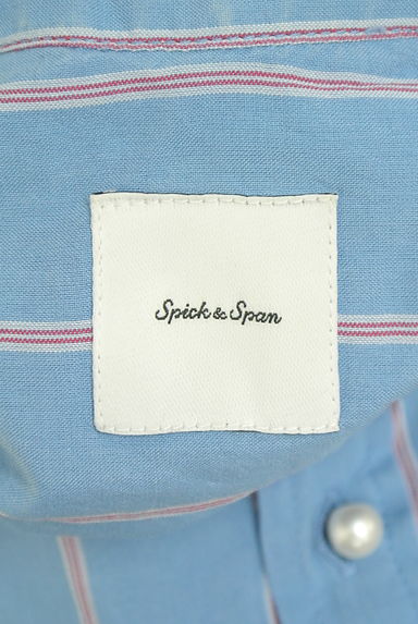 Spick and Span（スピック＆スパン）の古着「パールボタンストライプシャツ（ブラウス）」大画像６へ