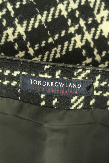 TOMORROWLAND（トゥモローランド）の古着「膝丈チェック柄フレアスカート（スカート）」大画像６へ