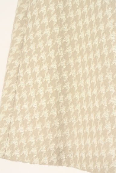 UNTITLED（アンタイトル）の古着「無地×千鳥格子柄　モックネックワンピース（ワンピース・チュニック）」大画像５へ