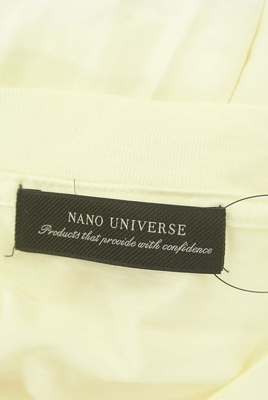 nano・universe（ナノユニバース）の古着「白ロングスリーブTシャツ（Ｔシャツ）」大画像６へ