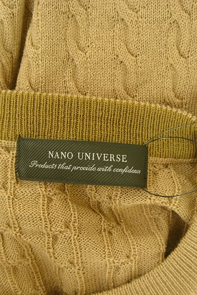 nano・universe（ナノユニバース）の古着「ケーブル編みニットトップス（ニット）」大画像６へ