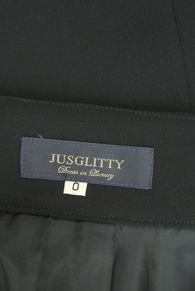 JUSGLITTY（ジャスグリッティー）の古着「キャンディスリーブトップス+膝丈フリルスカート（セットアップ（ジャケット＋スカート））」大画像６へ
