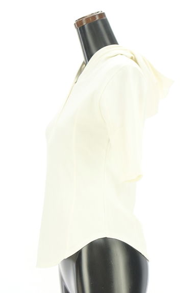 AZUL BY MOUSSY（アズールバイマウジー）の古着「ヘンリーネックフーディリブトップス（ニット）」大画像３へ