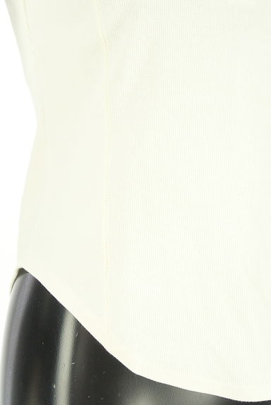 AZUL BY MOUSSY（アズールバイマウジー）の古着「ヘンリーネックフーディリブトップス（ニット）」大画像５へ