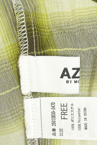 AZUL BY MOUSSY（アズールバイマウジー）の古着「オーバーサイズチェックシャツ（カジュアルシャツ）」大画像６へ