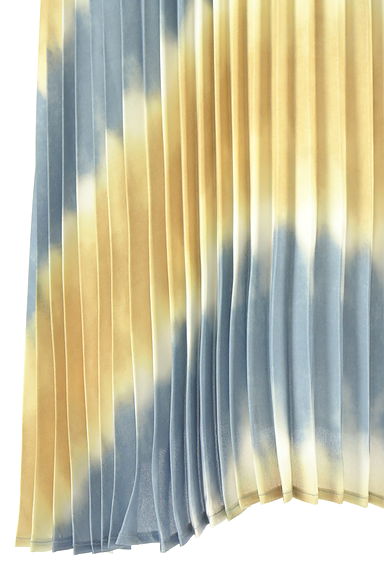 OSMOSIS（オズモーシス）の古着「loaf タイダイプリーツロングスカート（ロングスカート・マキシスカート）」大画像５へ