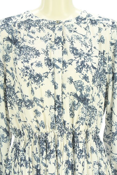 YECCA VECCA（イェッカヴェッカ）の古着「花柄プリーツシフォンワンピース（ワンピース・チュニック）」大画像４へ