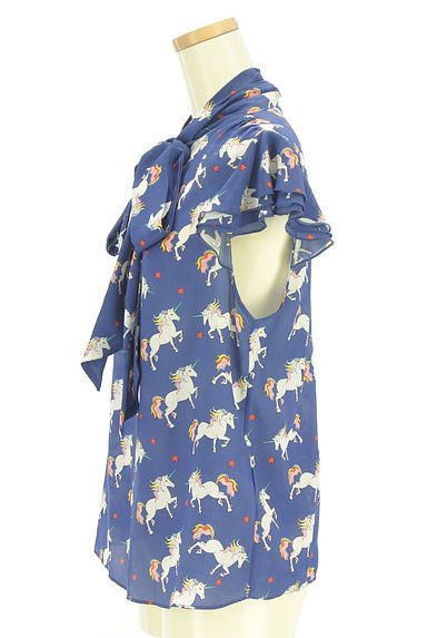 alice+olivia（アリスオリビア）の古着「ボウタイユニコーンブラウス（カットソー・プルオーバー）」大画像３へ