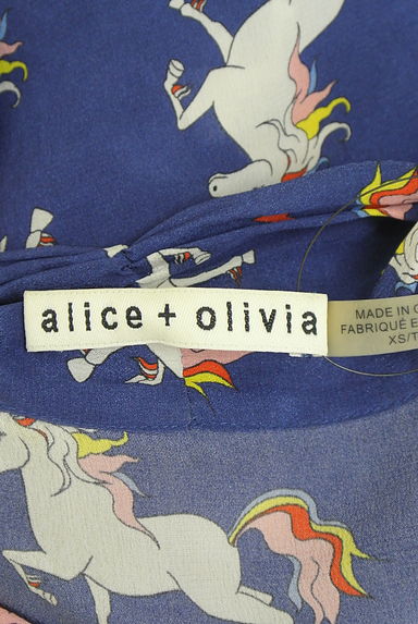 alice+olivia（アリスオリビア）の古着「ボウタイユニコーンブラウス（カットソー・プルオーバー）」大画像６へ
