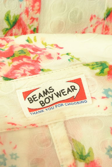 BEAMS Women's（ビームス　ウーマン）の古着「BEAMS BOY 7分袖花柄ブラウス（カジュアルシャツ）」大画像６へ