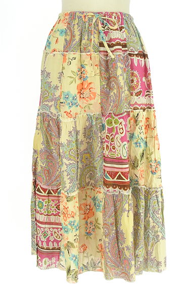 BEAMS Women's（ビームス　ウーマン）の古着「Ray BEAMS 花柄パッチワークスカート（ロングスカート・マキシスカート）」大画像１へ