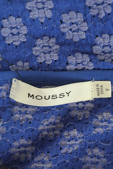 MOUSSY（マウジー）の古着「レトロ花柄五分袖カーディガン（カーディガン・ボレロ）」大画像６へ