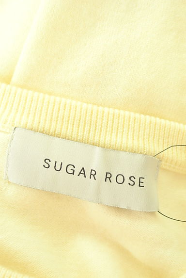 SUGAR ROSE（シュガーローズ）の古着「カレッジロゴニットトップス（ニット）」大画像６へ