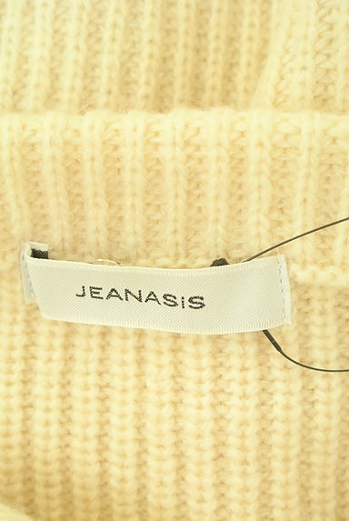 JEANASiS（ジーナシス）の古着「モックネックケーブル編みニットトップス（ニット）」大画像６へ