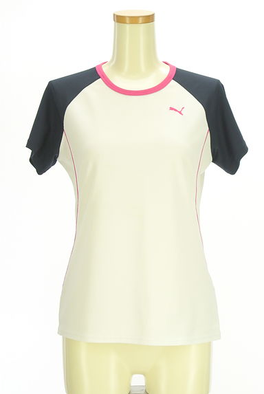 PUMA（プーマ）の古着「ラグランメッシュTシャツ（Ｔシャツ）」大画像１へ