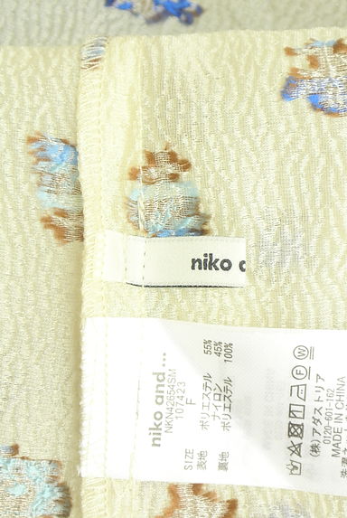niko and...（ニコ アンド）の古着「花柄ジャガードキャミソール（カットソー・プルオーバー）」大画像６へ