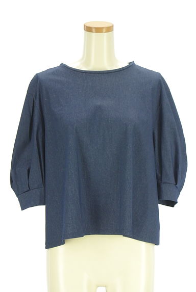 UNITED ARROWS（ユナイテッドアローズ）の古着「パフスリーブストレッチカットソー（カットソー・プルオーバー）」大画像１へ