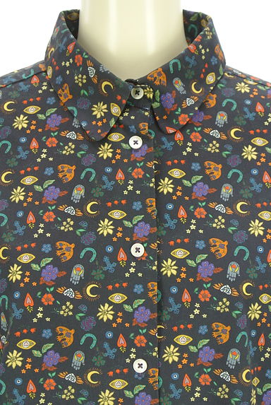 Cotelac（コテラック）の古着「花柄シャツ（ブラウス）」大画像４へ