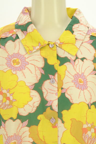 Cotelac（コテラック）の古着「花柄コットンブラウス（ブラウス）」大画像４へ