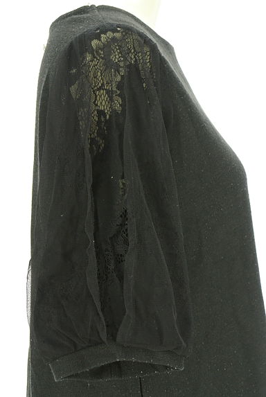 axes femme（アクシーズファム）の古着「チュール袖ニット（ニット）」大画像４へ
