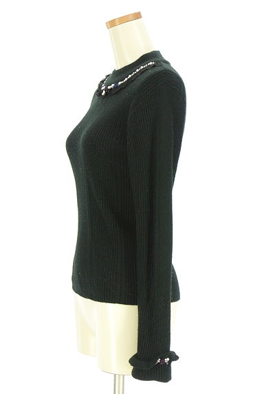 axes femme（アクシーズファム）の古着「パール付きモックネックニット（ニット）」大画像３へ