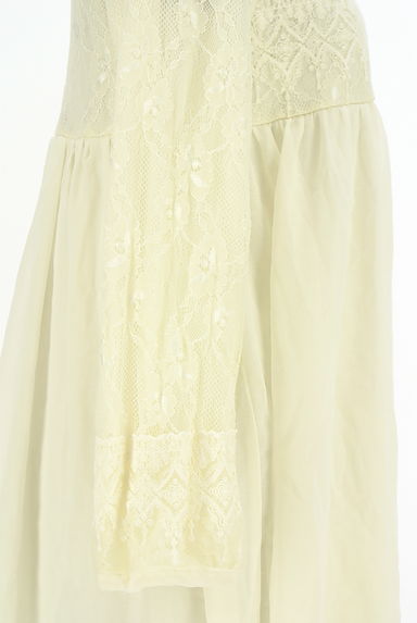 axes femme（アクシーズファム）の古着「レース×シフォン膝上ワンピース（ワンピース・チュニック）」大画像５へ