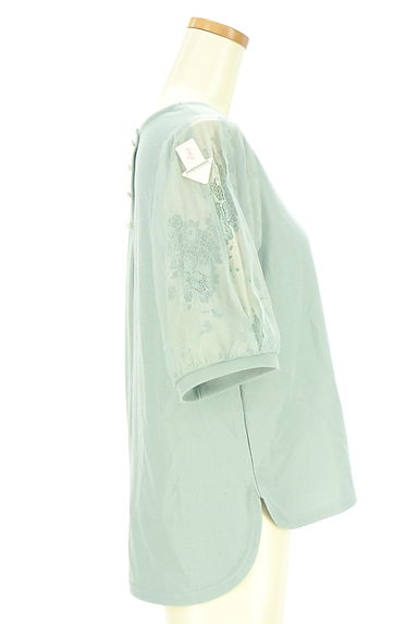 axes femme（アクシーズファム）の古着「袖レース切替ニットトップス（ニット）」大画像４へ