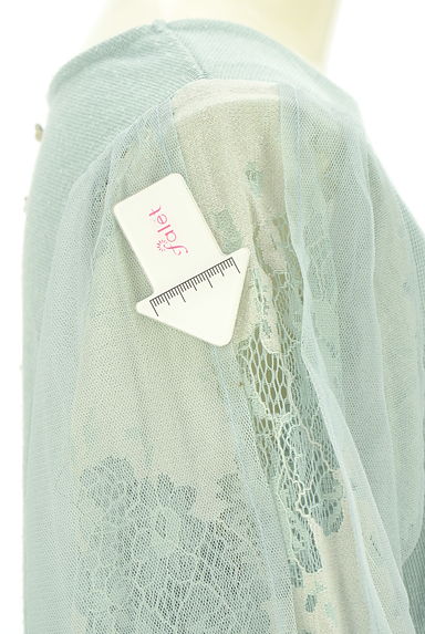axes femme（アクシーズファム）の古着「袖レース切替ニットトップス（ニット）」大画像５へ