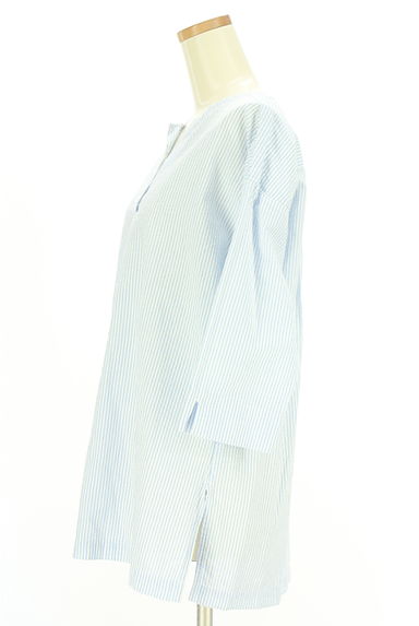 URBAN RESEARCH DOORS（アーバンリサーチドアーズ）の古着「ストライプサッカーチュニック（カットソー・プルオーバー）」大画像３へ