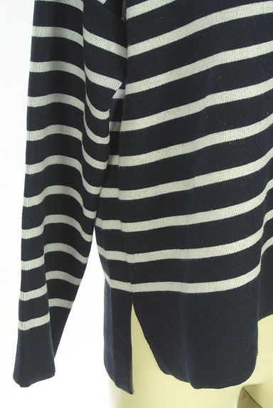 NOLLEY'S（ノーリーズ）の古着「パネルボーダー柄ニットトップス（ニット）」大画像５へ