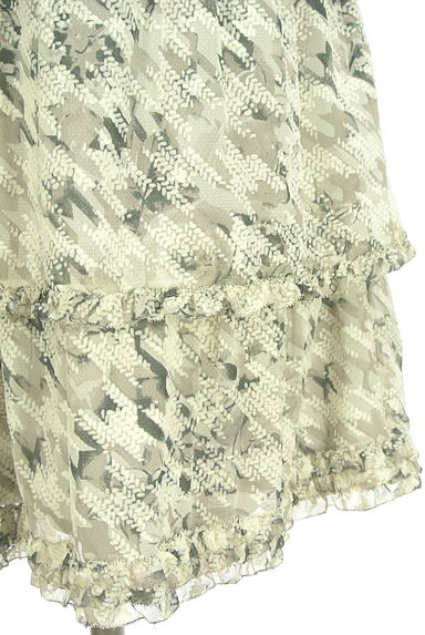 INGEBORG（インゲボルグ）の古着「総柄シフォンセットアップ（ツーピース（ジャケット＋ワンピース））」大画像５へ
